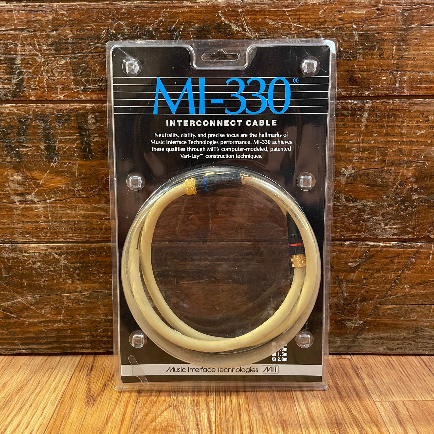Music Interface Technologies MI-330 RCA Interconnect Cable 2.0m NOS MIT