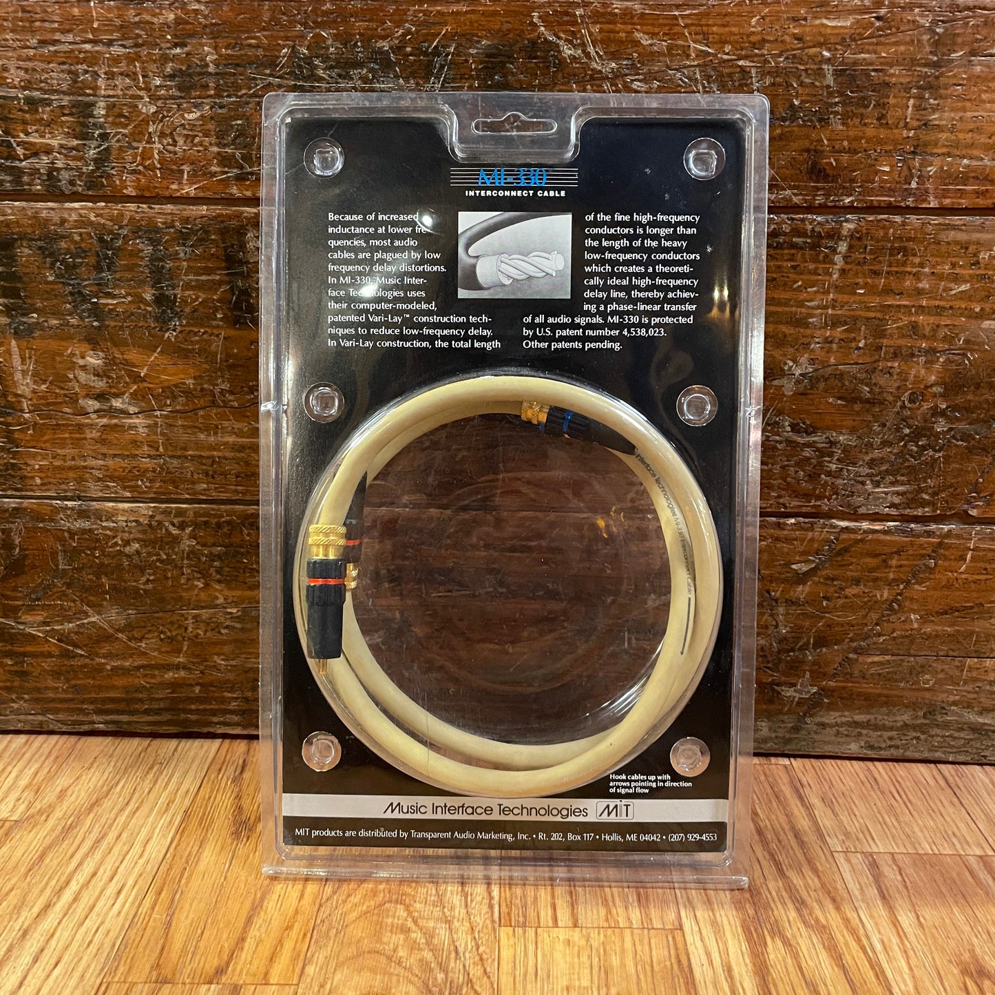 Music Interface Technologies MI-330 RCA Interconnect Cable 2.0m NOS MIT