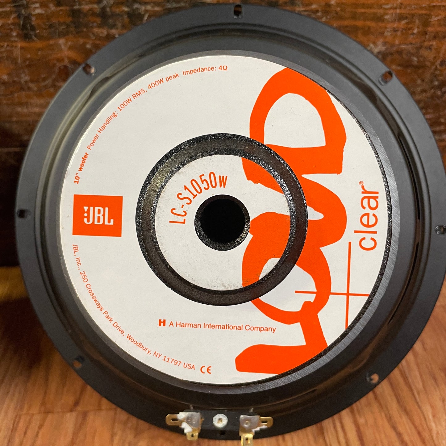 JBL 10" Loud + Clear Series Component Subwoofer Speaker Pair 4 Ohm