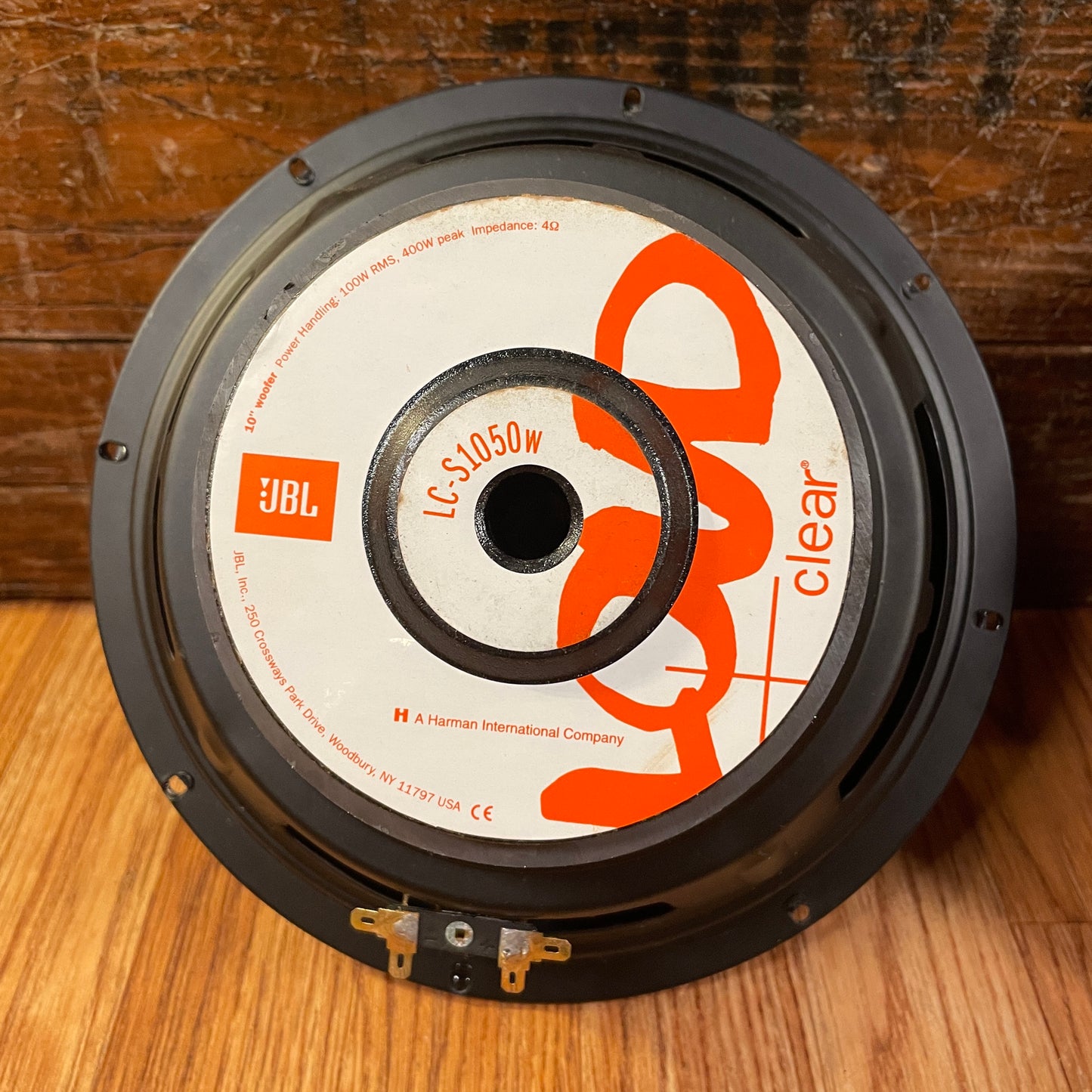 JBL 10" Loud + Clear Series Component Subwoofer Speaker Pair 4 Ohm