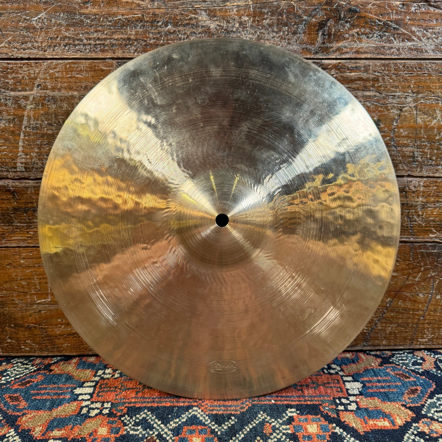 14" Funch K. Istanbul Old Stamp Type IIIa Clone Hi-Hat Cymbal Pair 875g/1077g OS *Video Demo*