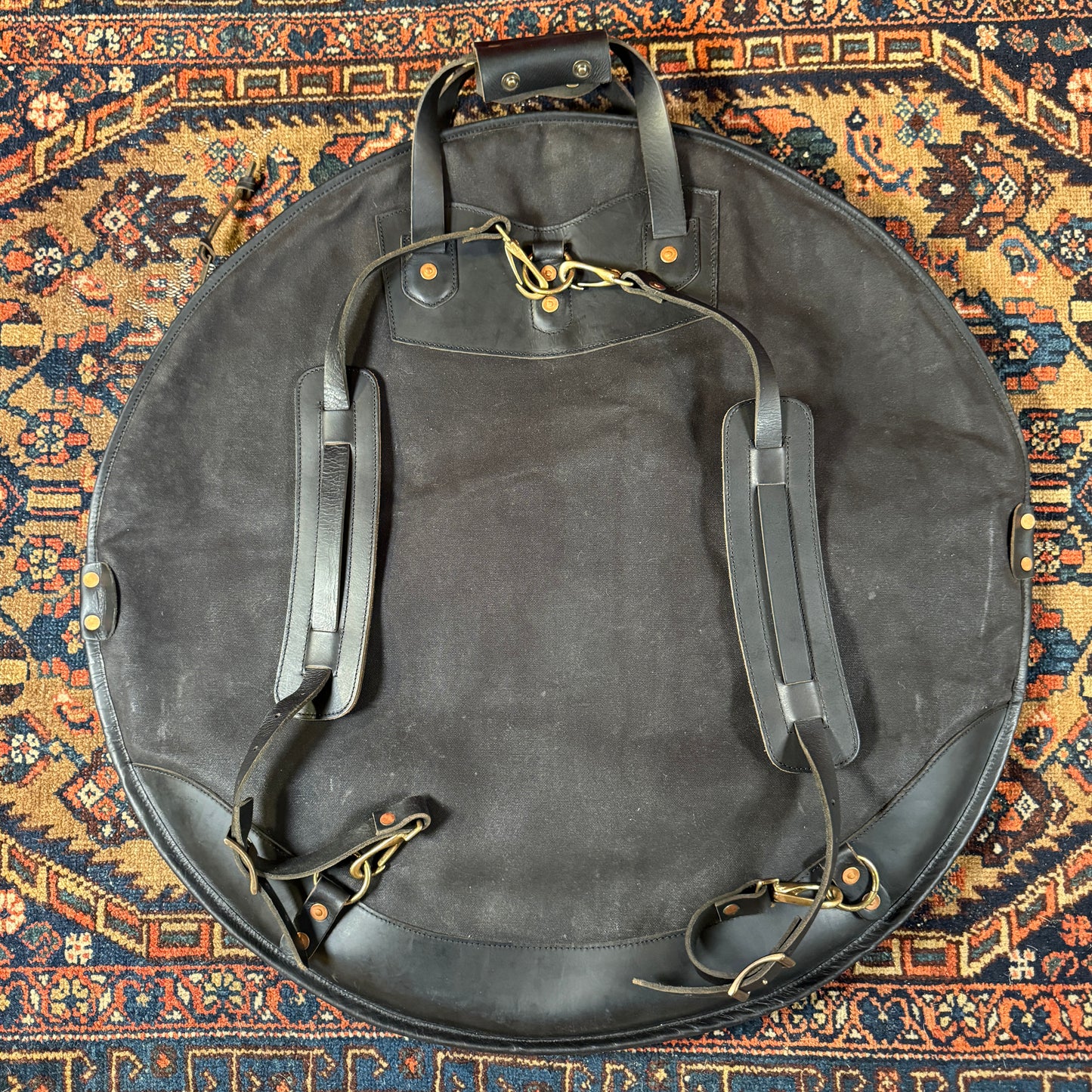 26" Istanbul Agop Signature Waxed Canvas Leather Tackle Cymbal Bag