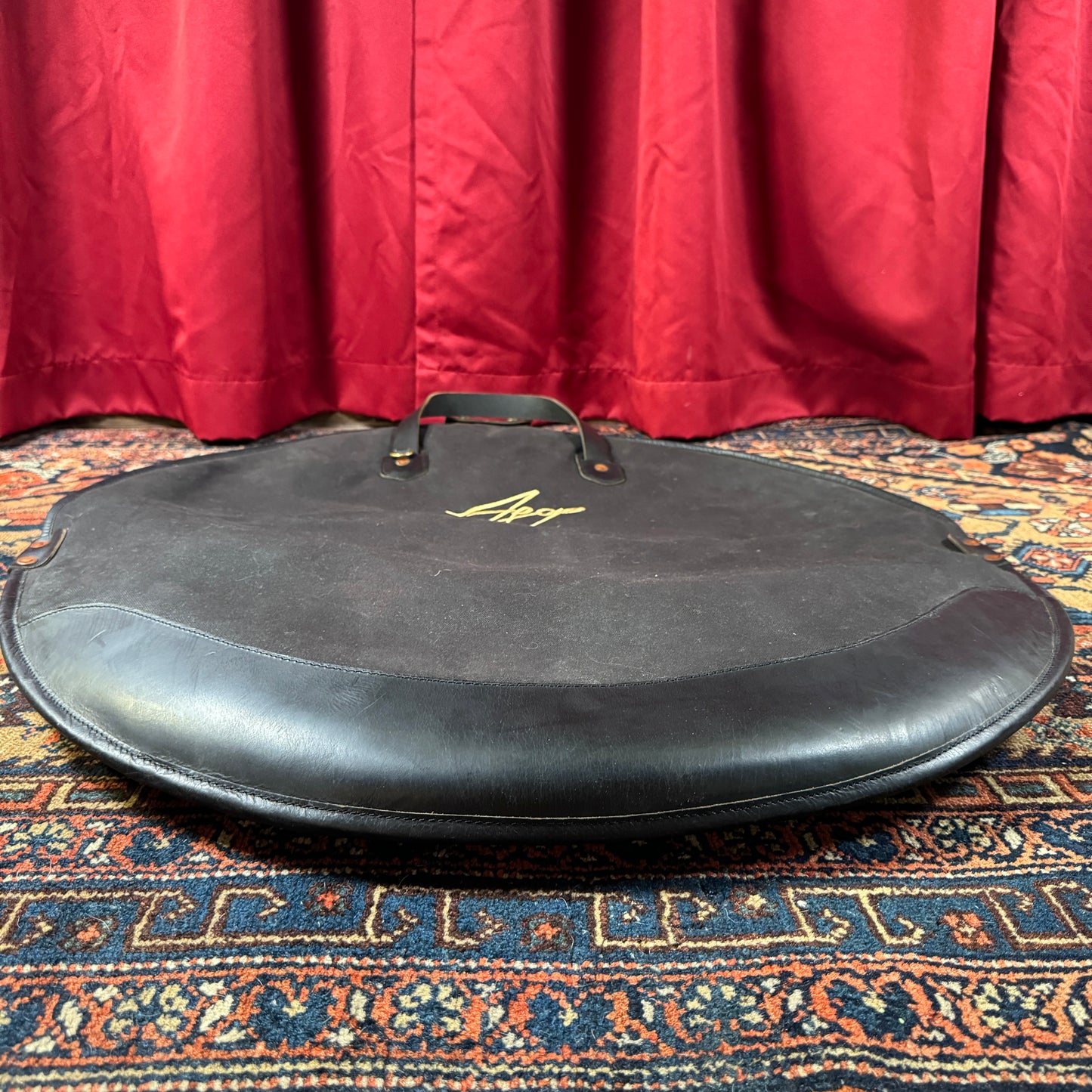 26" Istanbul Agop Signature Waxed Canvas Leather Tackle Cymbal Bag