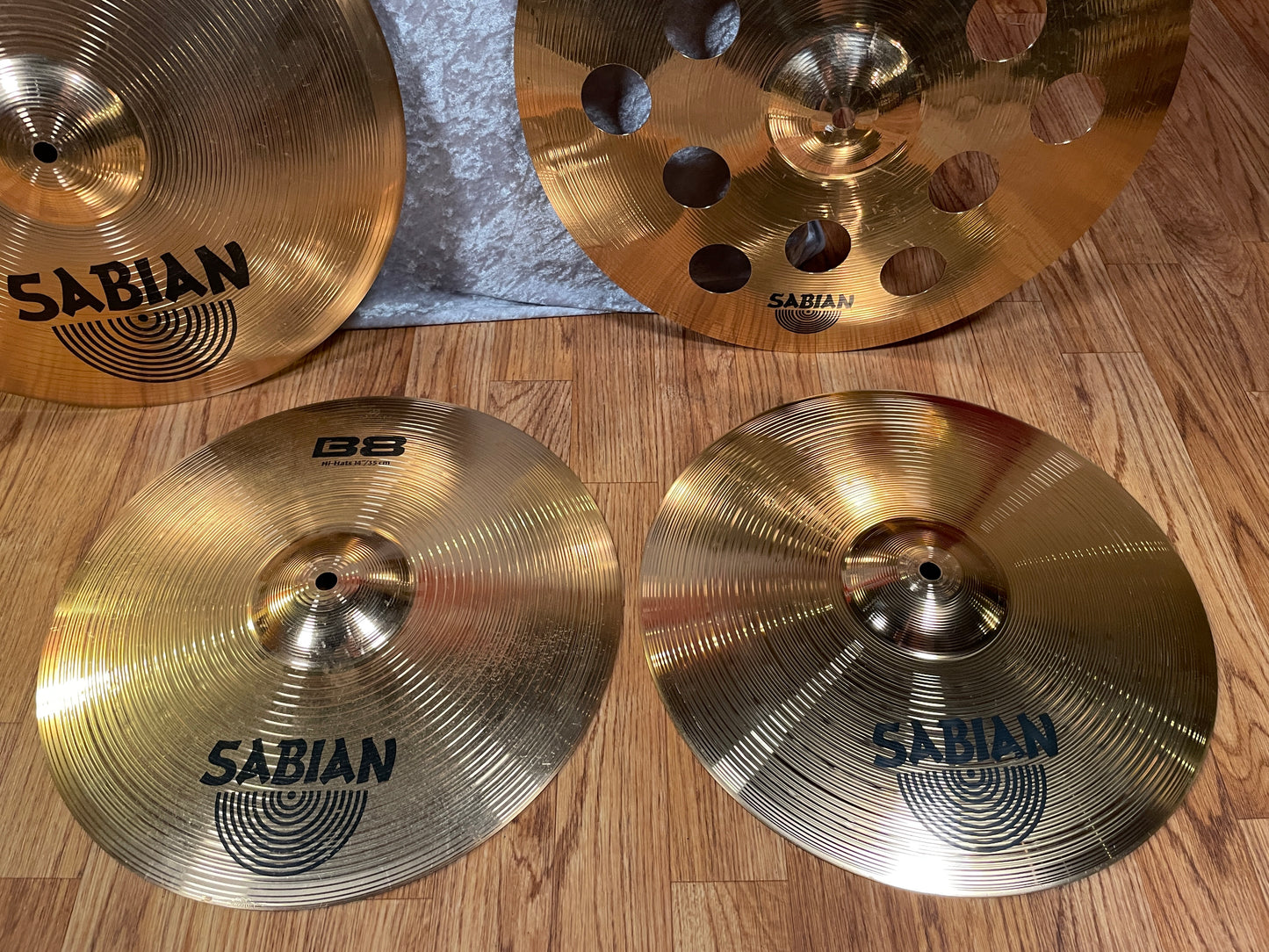 Sabian B8 Performance Cymbal Set Pack w/ 16" O-Zone Crash 45003-POZ Hi-Hat/Crash/Ride