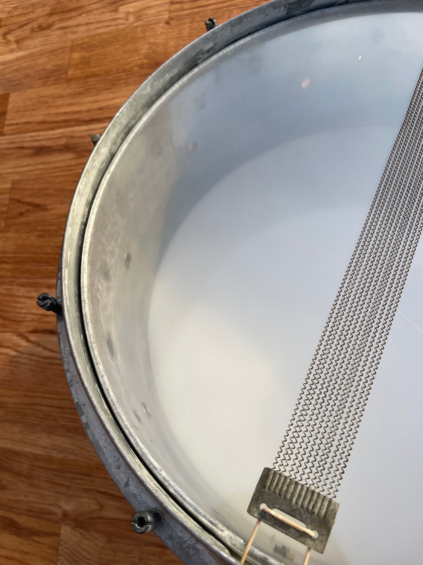 1920s Slingerland Eugene Geisler Cast Aluminum 4.5x14 Snare Drum