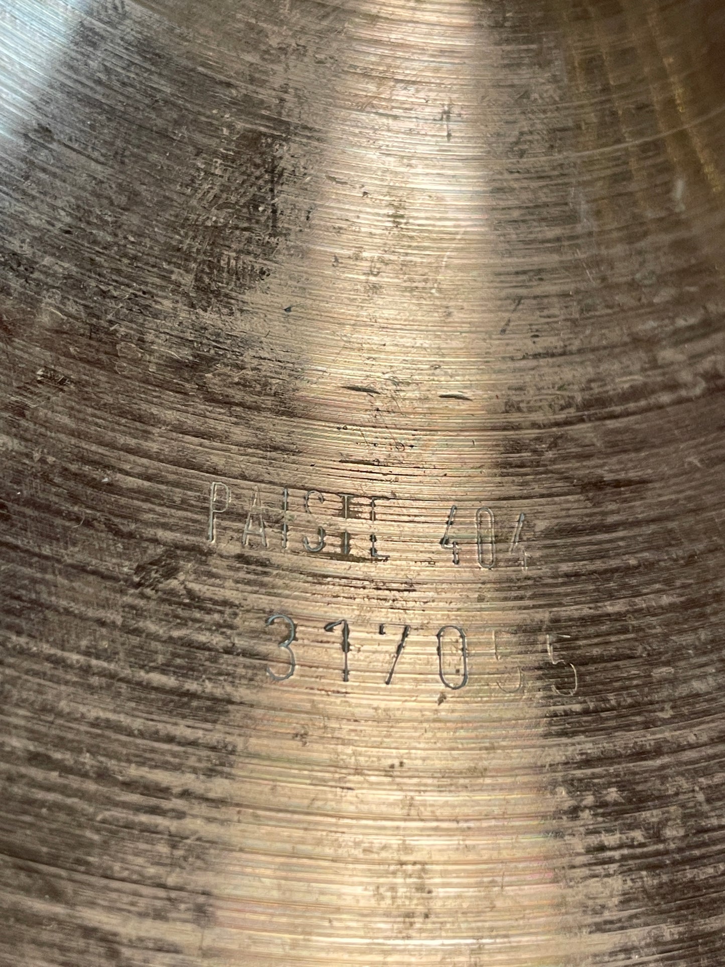 16" Vintage Paiste 404 Crash Cymbal 924g *Video Demo*
