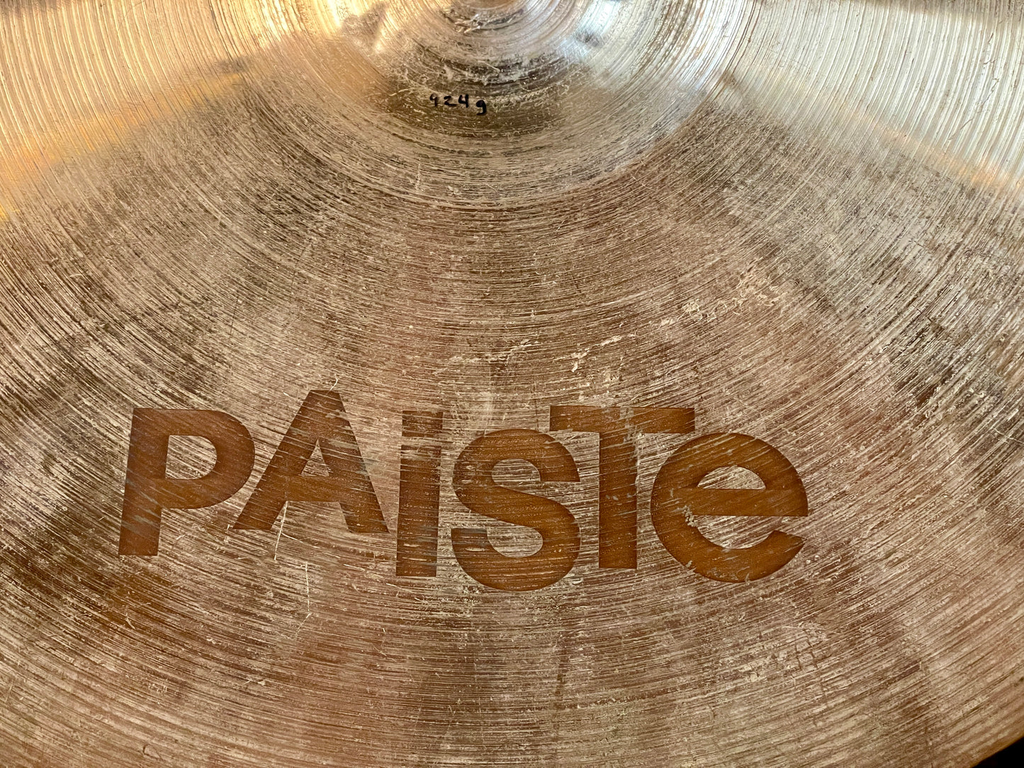 16" Vintage Paiste 404 Crash Cymbal 924g *Video Demo*