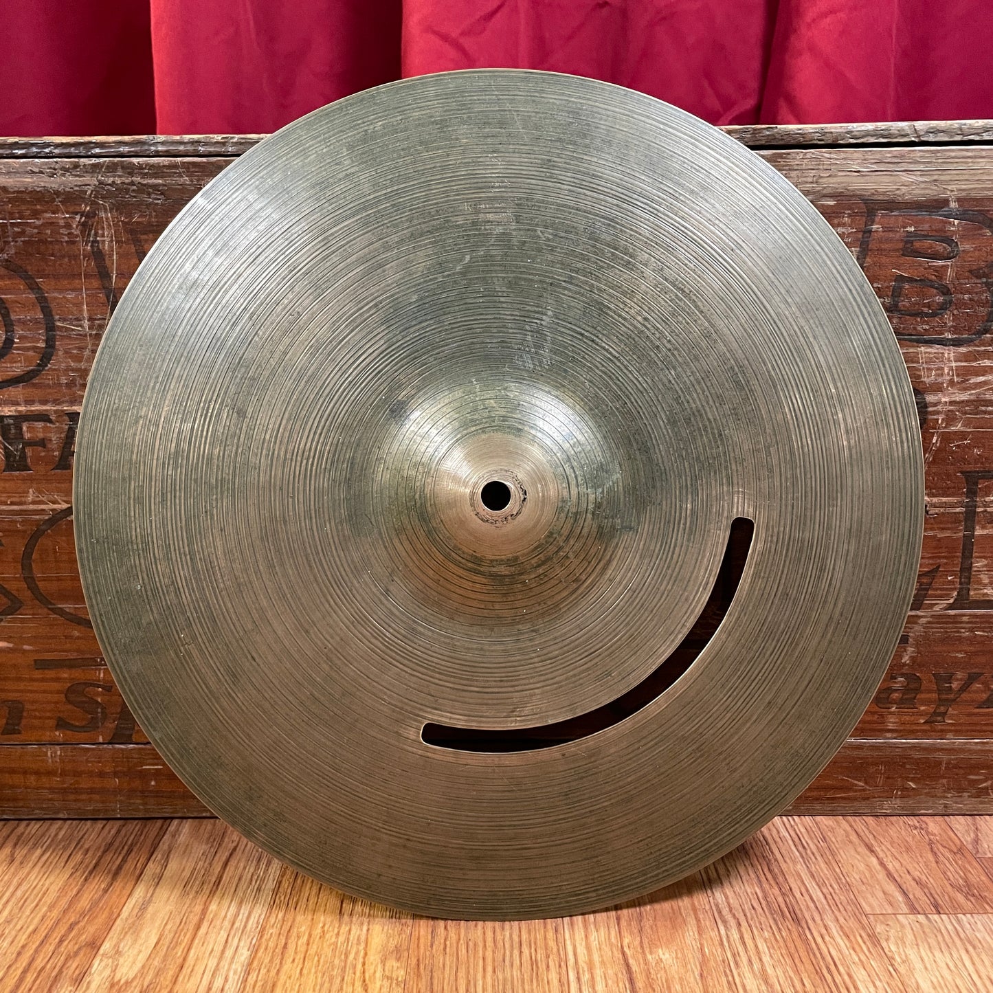14" K Zildjian Istanbul 1967-77 New Stamp Hi-Hat / Crash Cymbal 771g *Video Demo*