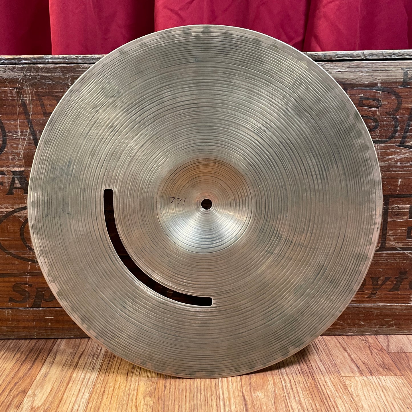 14" K Zildjian Istanbul 1967-77 New Stamp Hi-Hat / Crash Cymbal 771g *Video Demo*