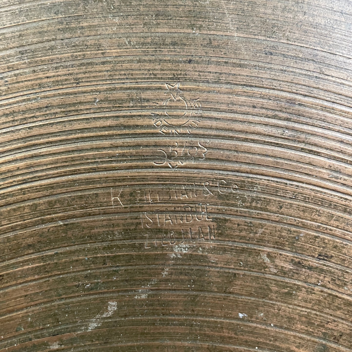 14" K Zildjian Istanbul 1967-77 New Stamp Hi-Hat / Crash Cymbal 771g *Video Demo*