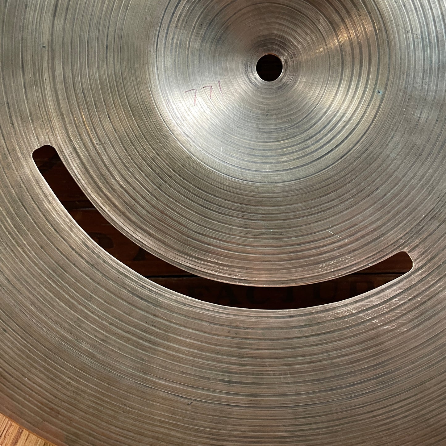 14" K Zildjian Istanbul 1967-77 New Stamp Hi-Hat / Crash Cymbal 771g *Video Demo*