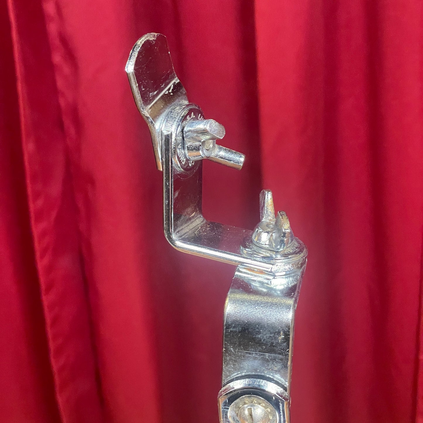 1960s Ludwig Hoop Clip Mount Tom Holder Dimond Plate No. 45NC "Clipper"