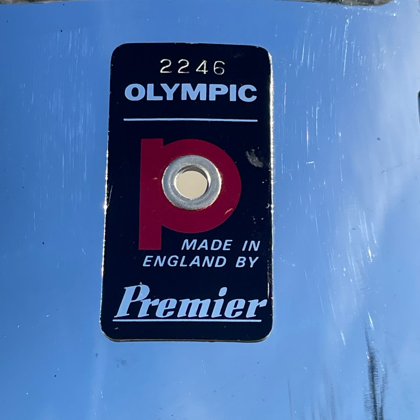 1970s Olympic by Premier 1025 Steel 5.5x14 10-Lug Snare Drum
