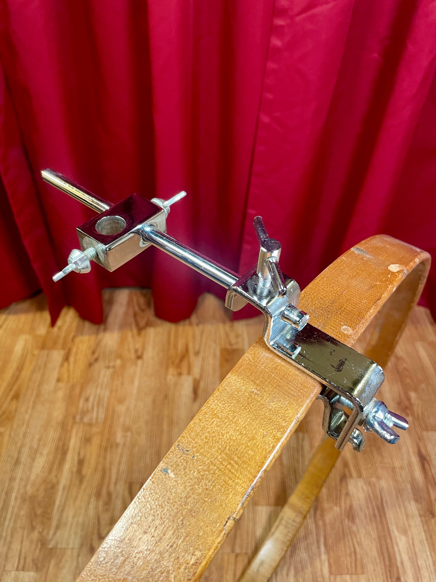 1960s Ludwig No. 1127 Bass Drum Hoop Mount Hi-Hat Brace