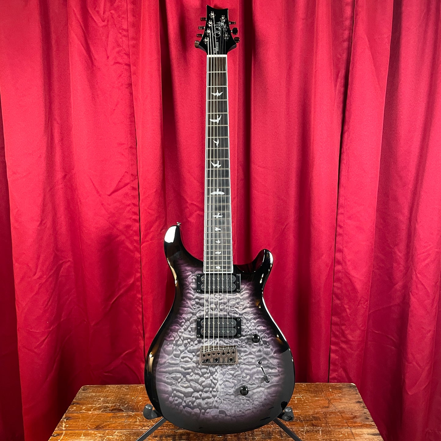 PRS SE Mark Holcomb 2020 Signature Model 7 String Electric Guitar Holcomb Burst