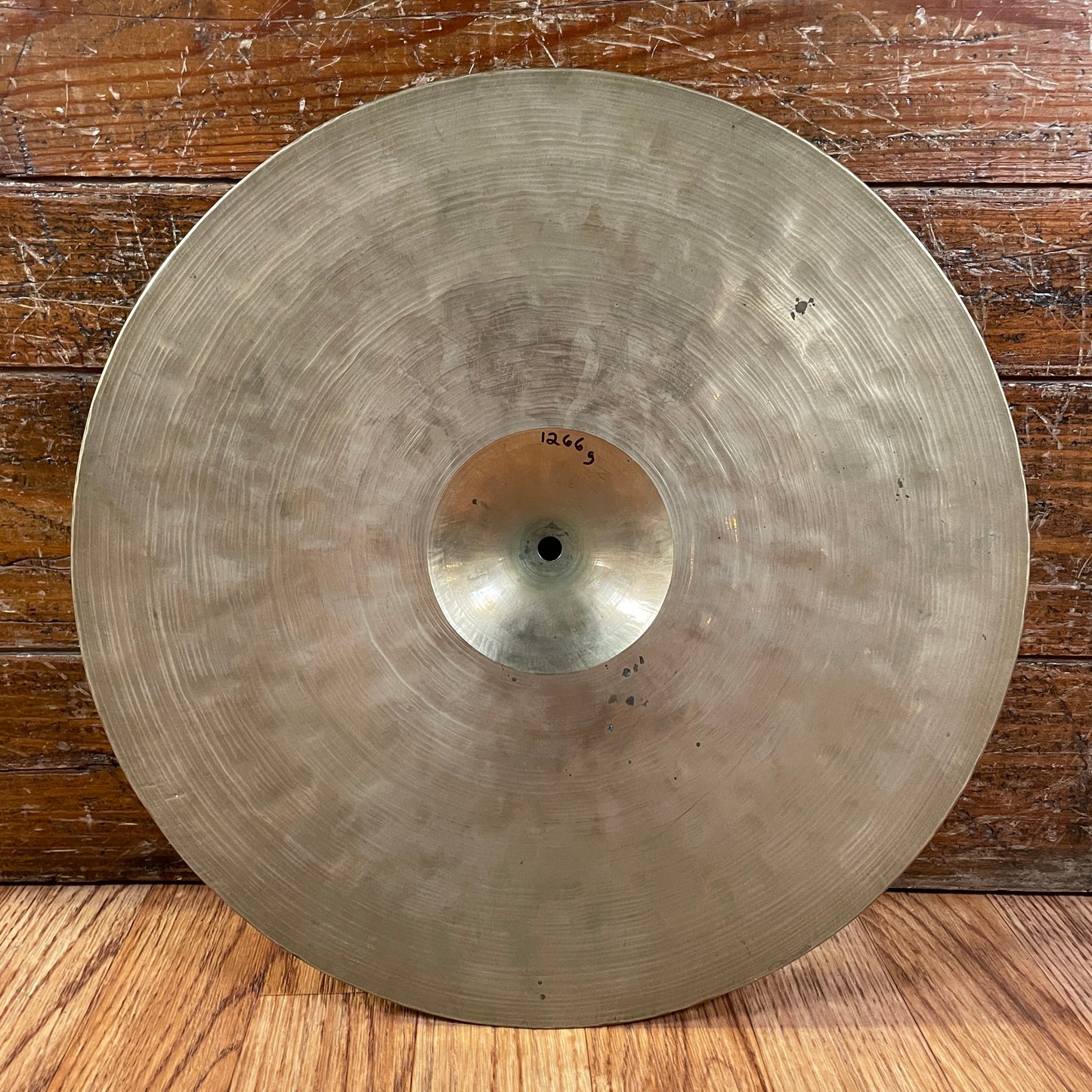 14" Early 1900s Small Ride Cymbal Trap Set "Ersatz K" 1266g