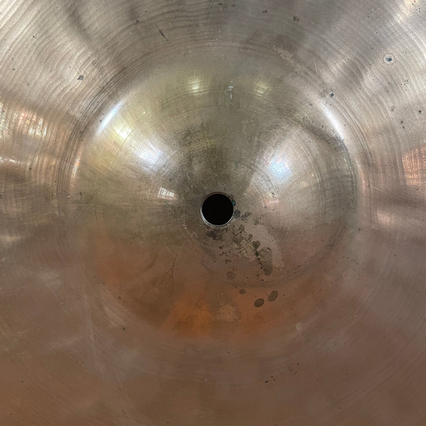 14" Early 1900s Small Ride Cymbal Trap Set "Ersatz K" 1266g
