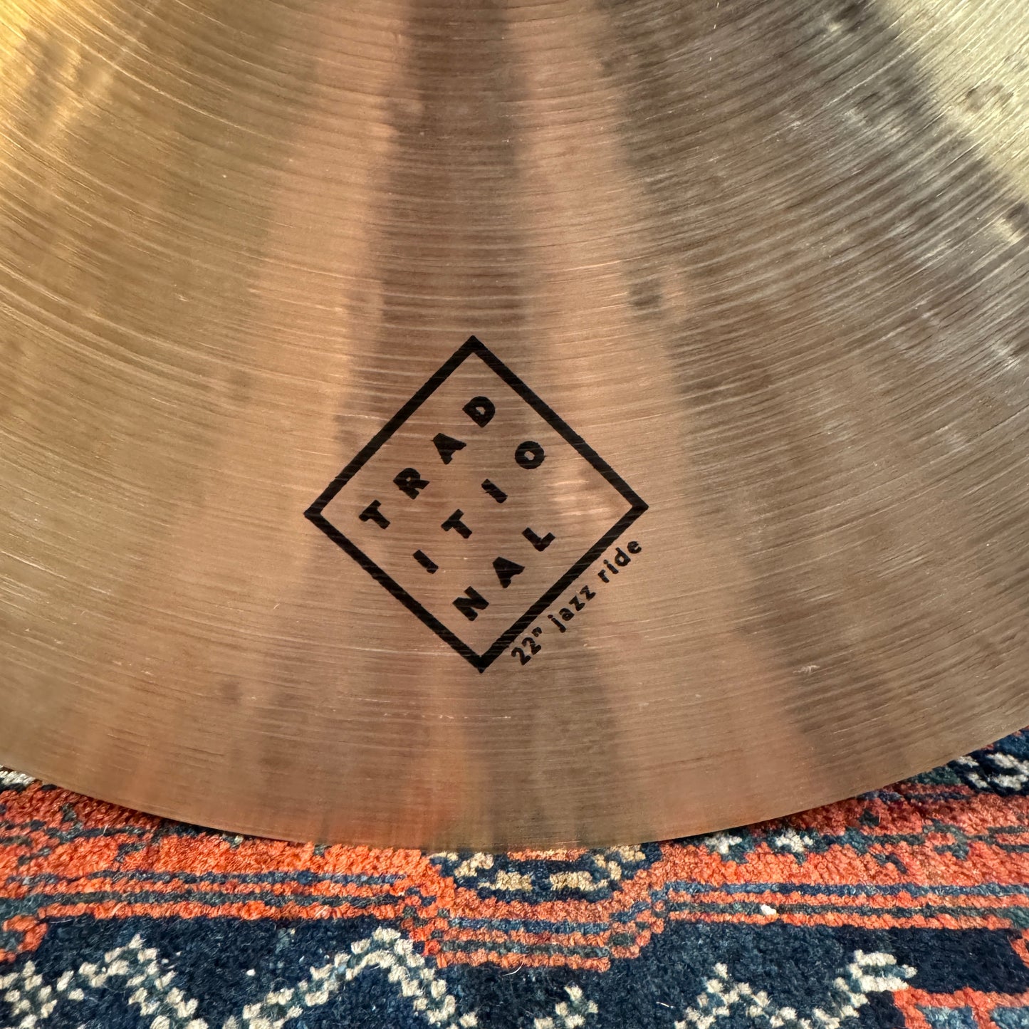 22" Istanbul Agop Traditional Medium Jazz Ride Cymbal 2458g *Video Demo*