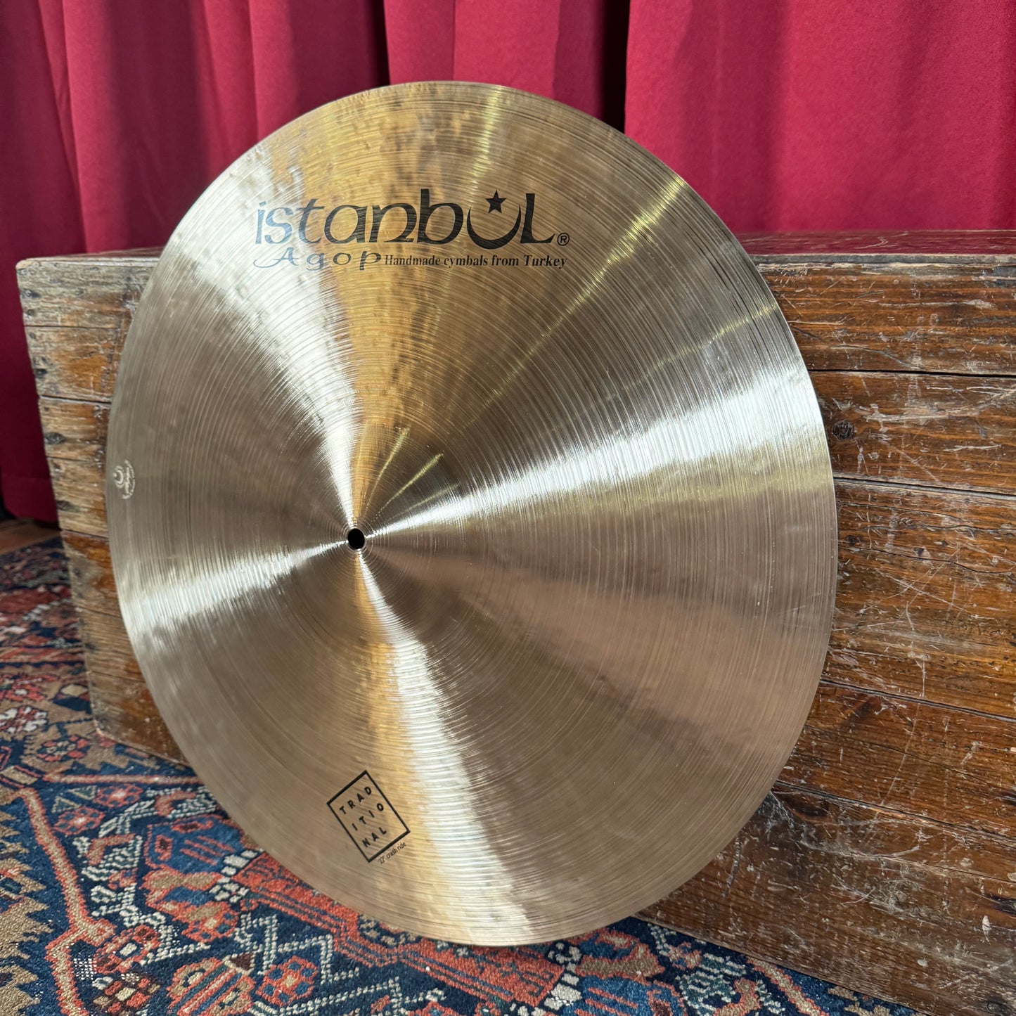 22" Istanbul Agop Traditional Crash Ride Cymbal 2384g *Video Demo*