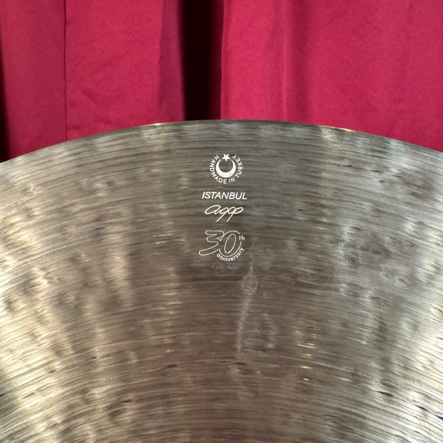 20" Istanbul Agop 30th Anniversary Medium Ride Cymbal 2146g *Video Demo*