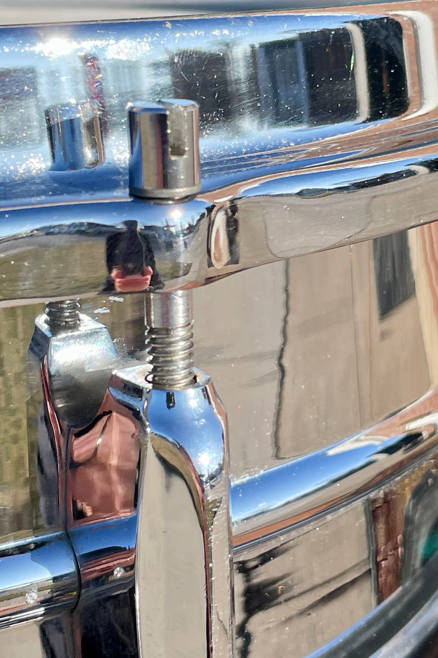 Vintage 1960s Sonor 5x14 D-444 Teardrop Ferro-Manganese Steel Snare Drum