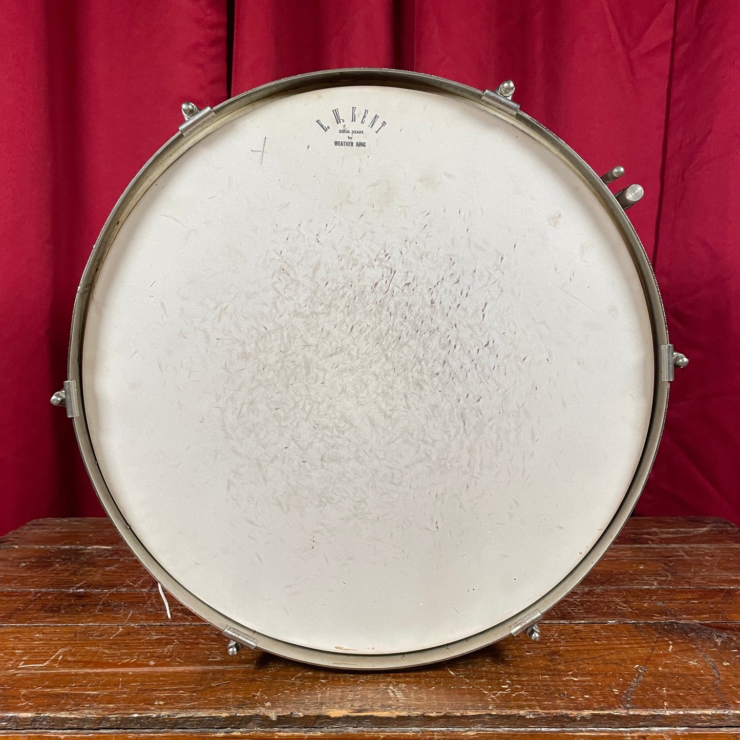 1950s Kent 191P 5x14 Single Tension Snare Drum Mahogany Stain 2-Ply Maple