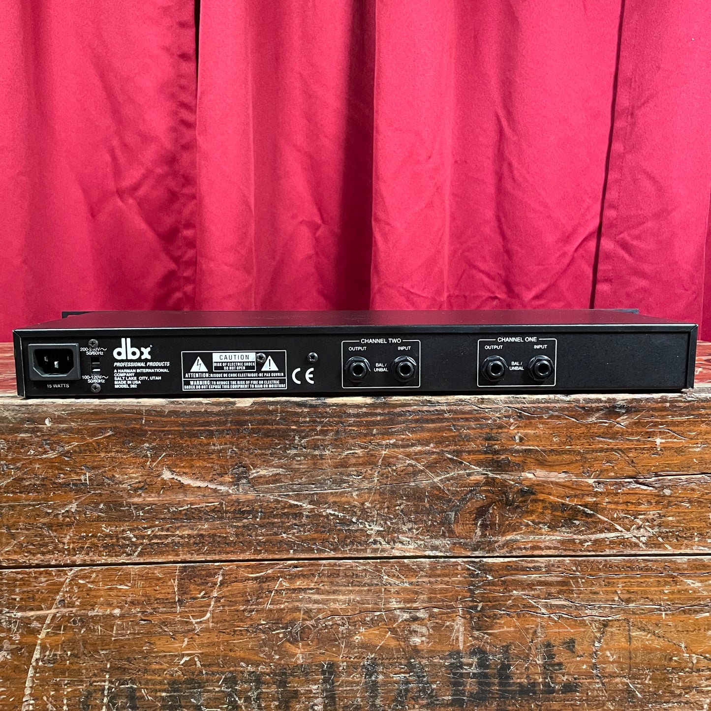 dbx Project 1 262 Stereo Compressor/Limiter NOS