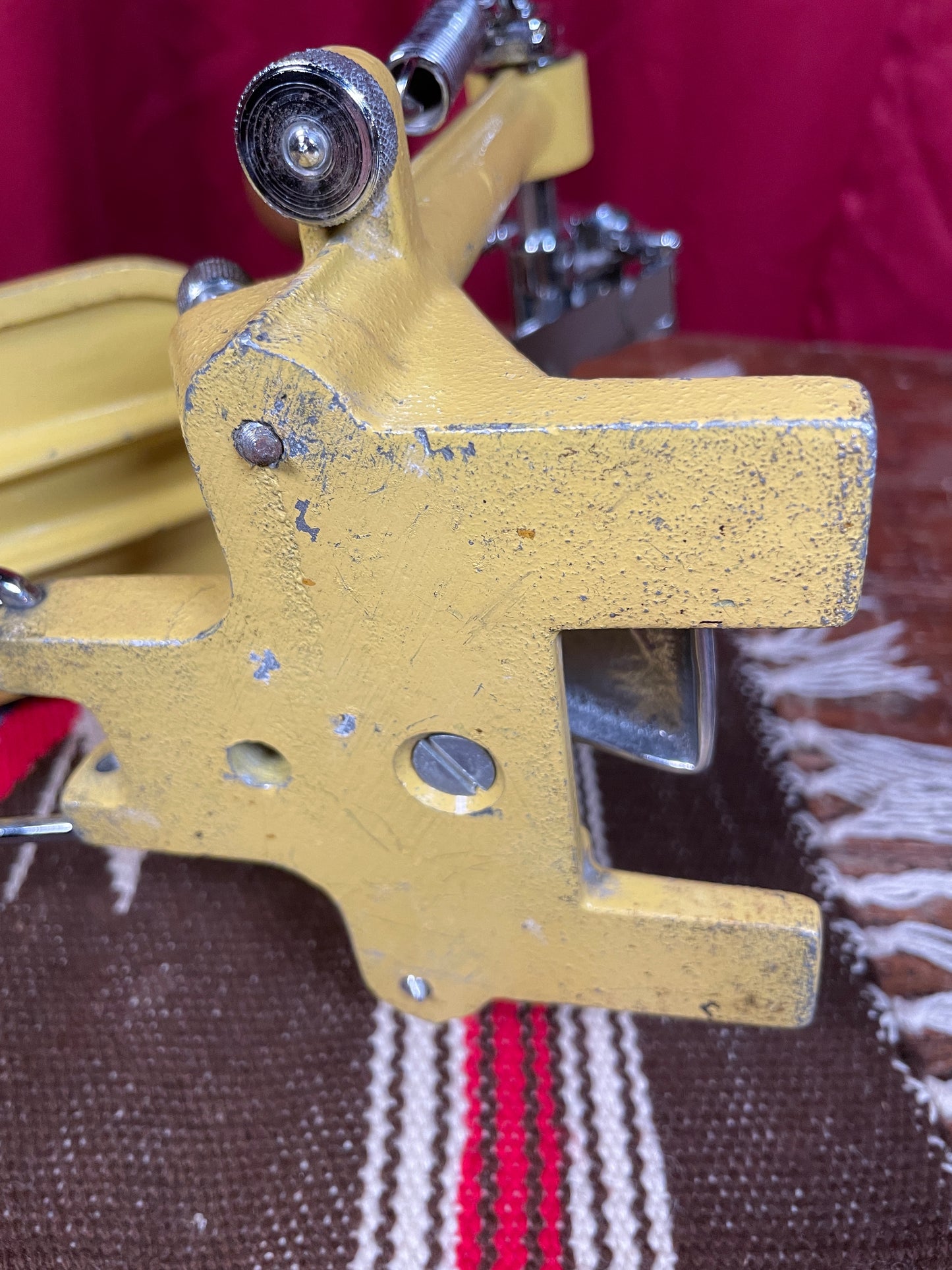 1970s Slingerland Yellow Jacket No. 943 Bass Drum Pedal w/ Wood Beater