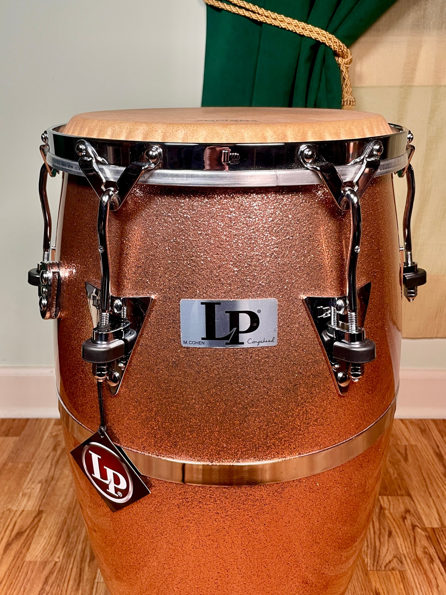 LP Latin Percussion LP259-1MC Martin Cohen Limited Edition 11-3/4" Conga Champagne Sparkle