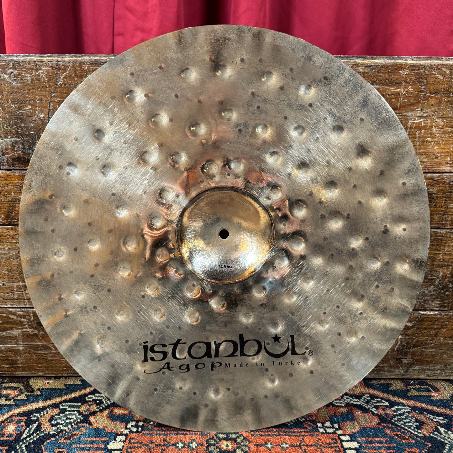19" Istanbul Agop Xist Dry Dark Brilliant Crash Cymbal 1246g *Video Demo*