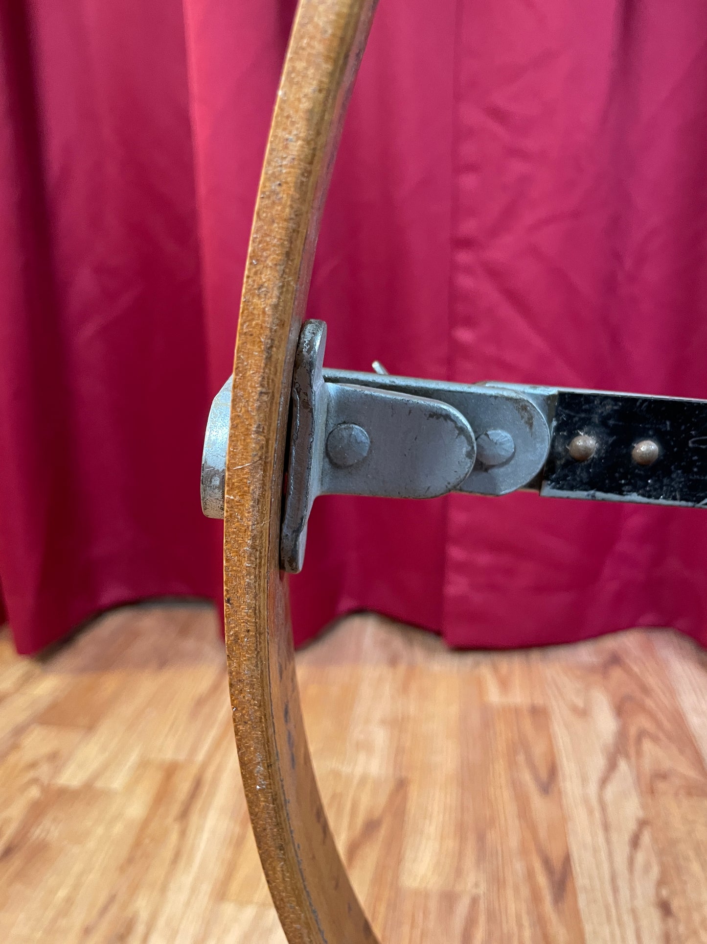 1930s Ludwig No. 668 Pressure Adjustable Bass Drum Muffler External Dual Felt Double