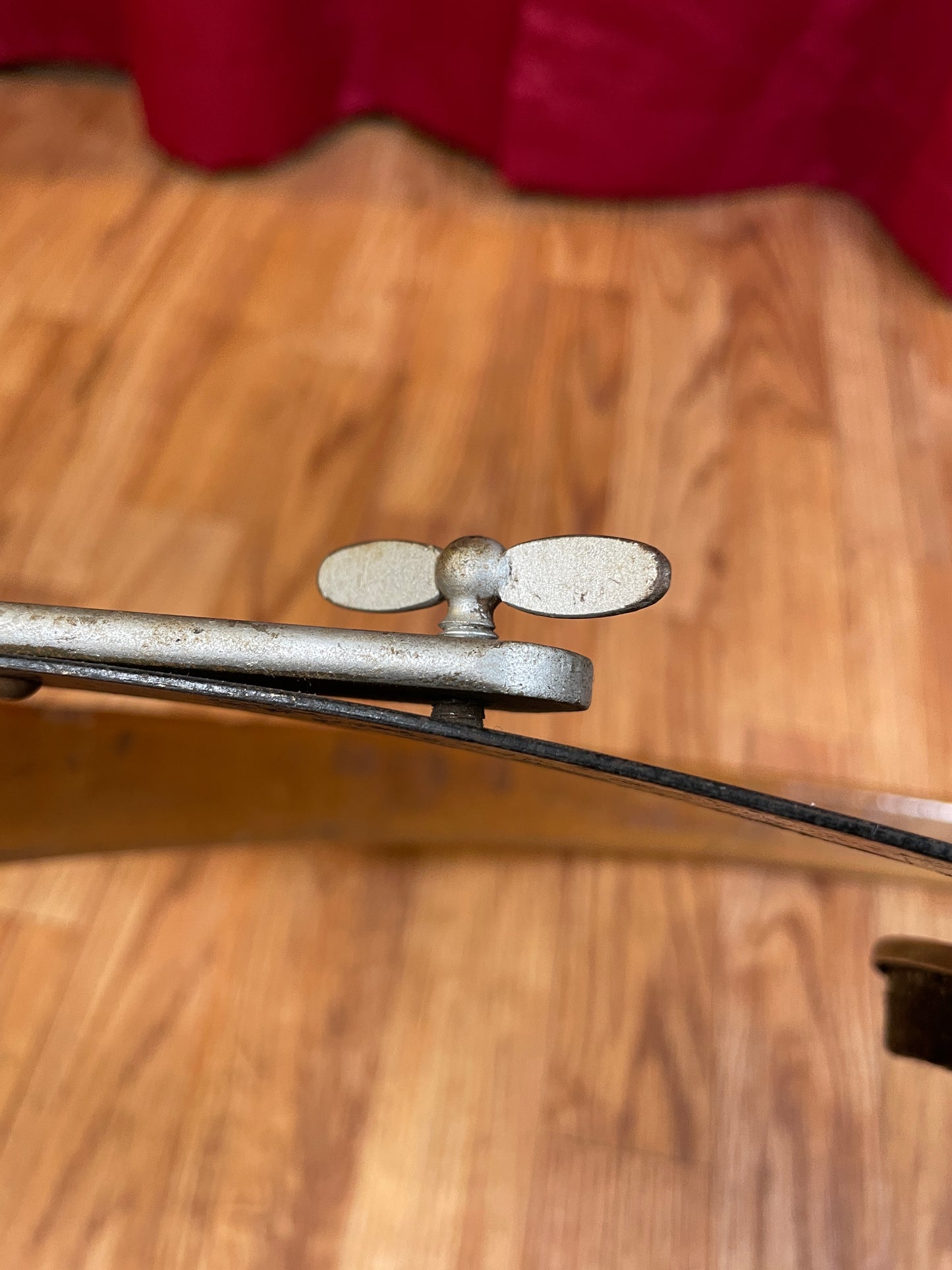 1930s Ludwig No. 668 Pressure Adjustable Bass Drum Muffler External Dual Felt Double