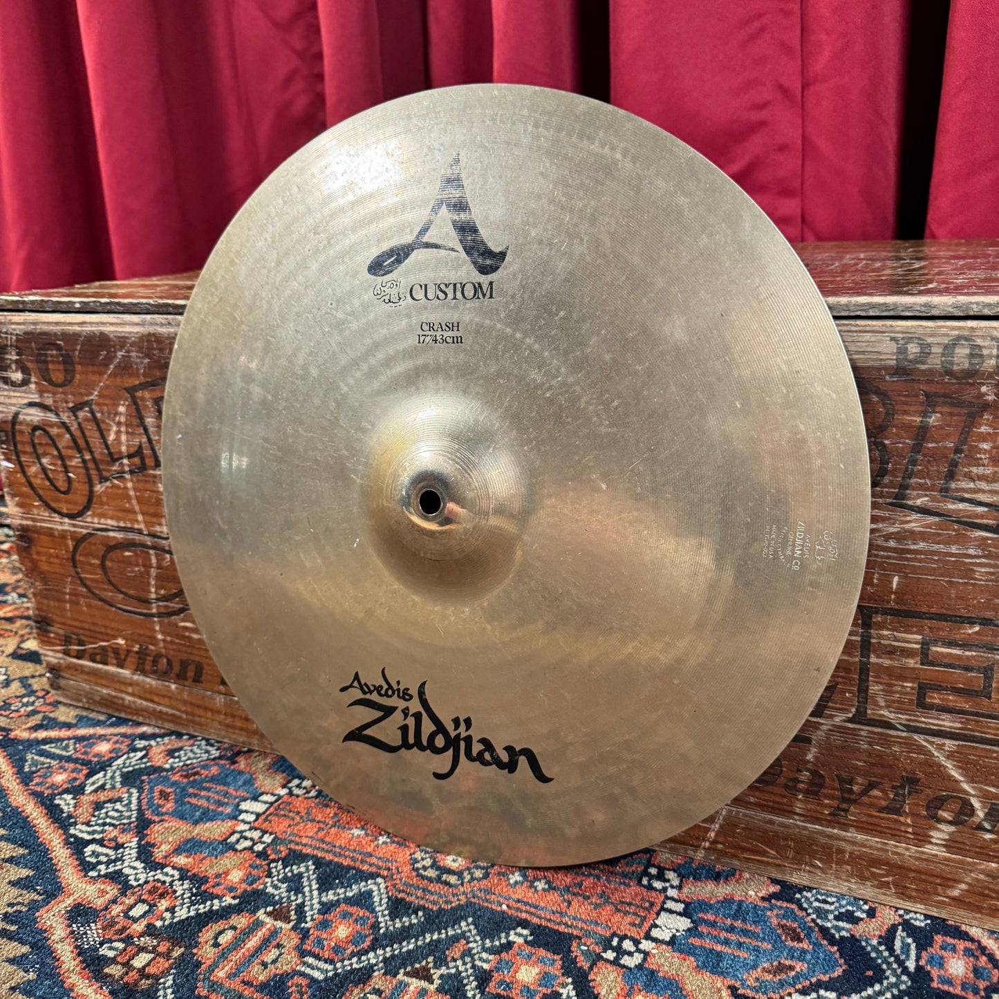 17" Zildjian A Custom Crash Cymbal Brilliant 1166g *Video Demo*