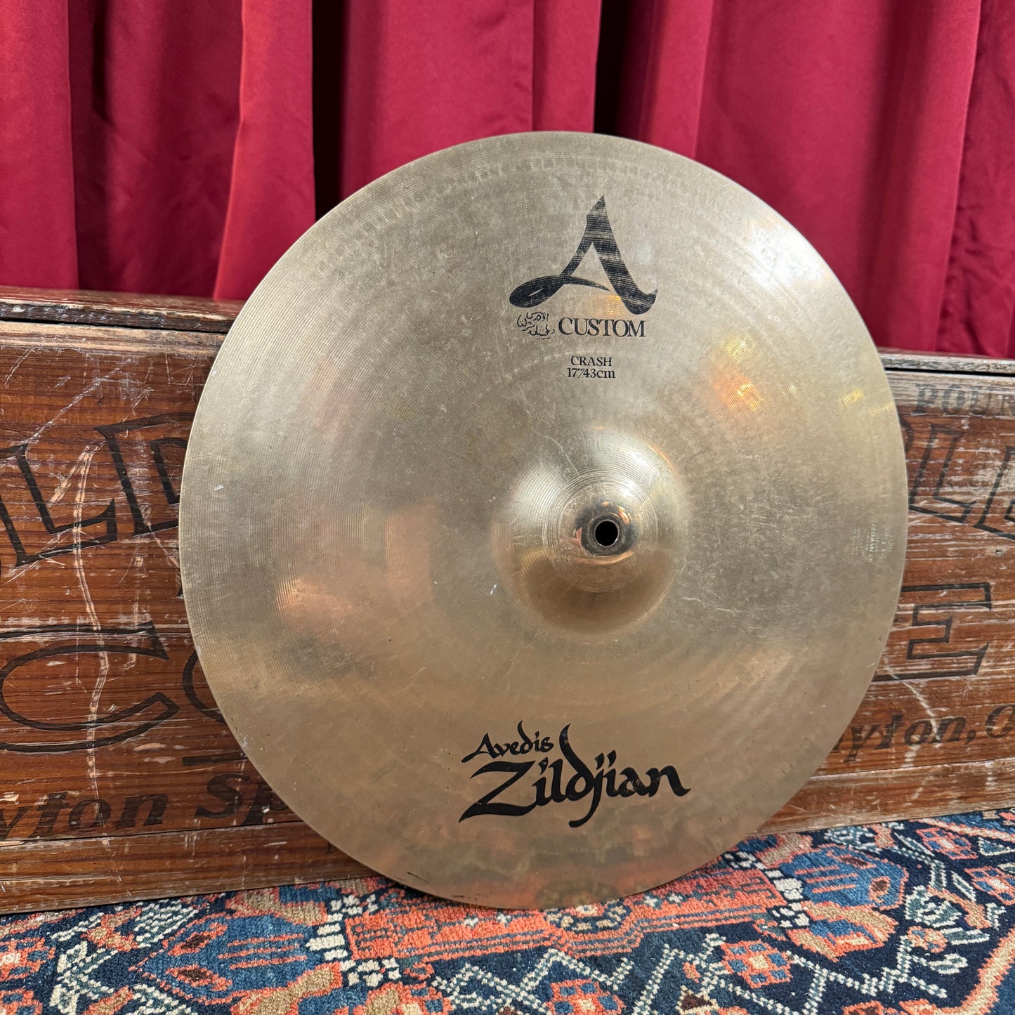17" Zildjian A Custom Crash Cymbal Brilliant 1166g *Video Demo*
