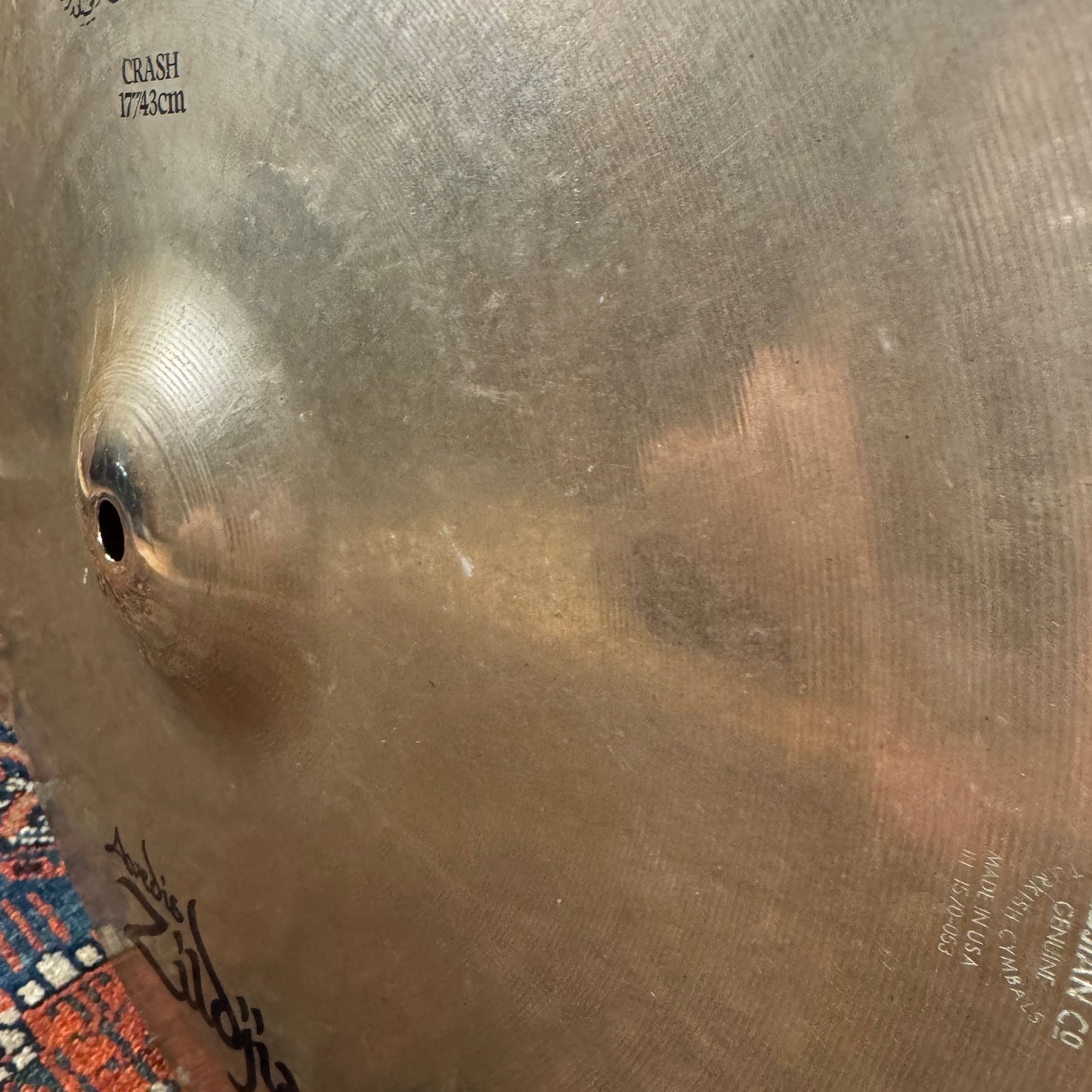 17" Zildjian A Custom Crash Cymbal Brilliant 1166g *Video Demo*