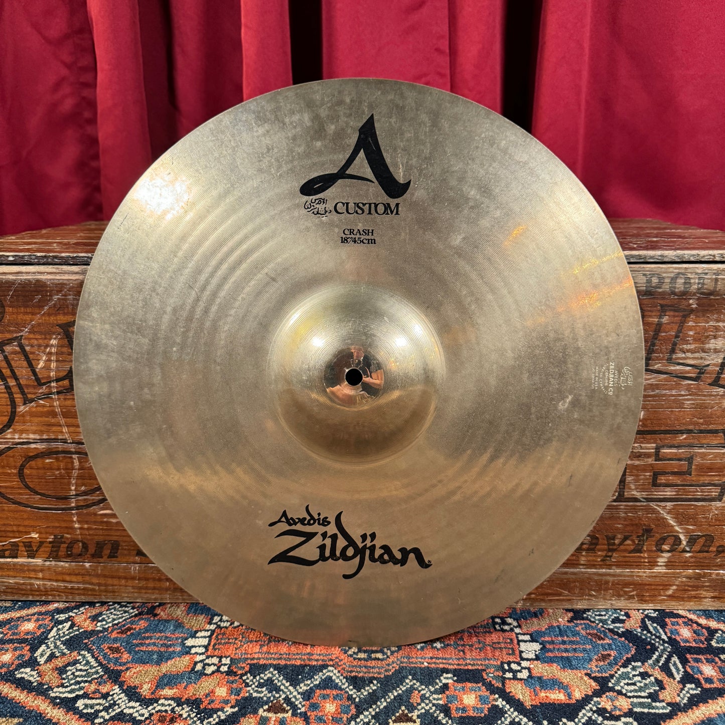 18" Zildjian A Custom Crash Cymbal Brilliant 1330g *Video Demo*