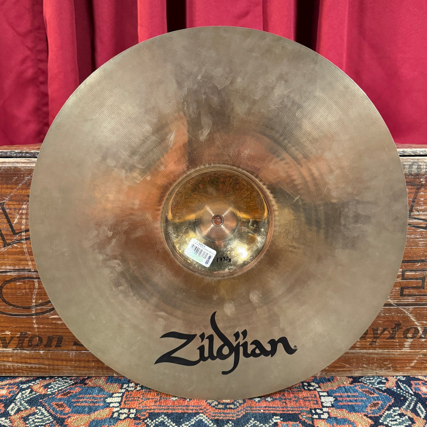 18" Zildjian A Custom Crash Cymbal Brilliant 1330g *Video Demo*