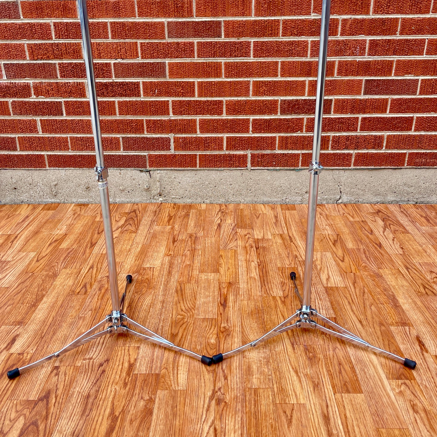 1960s Ludwig 1400 Flat Base Straight Cymbal Stand Pair (2 pcs.)