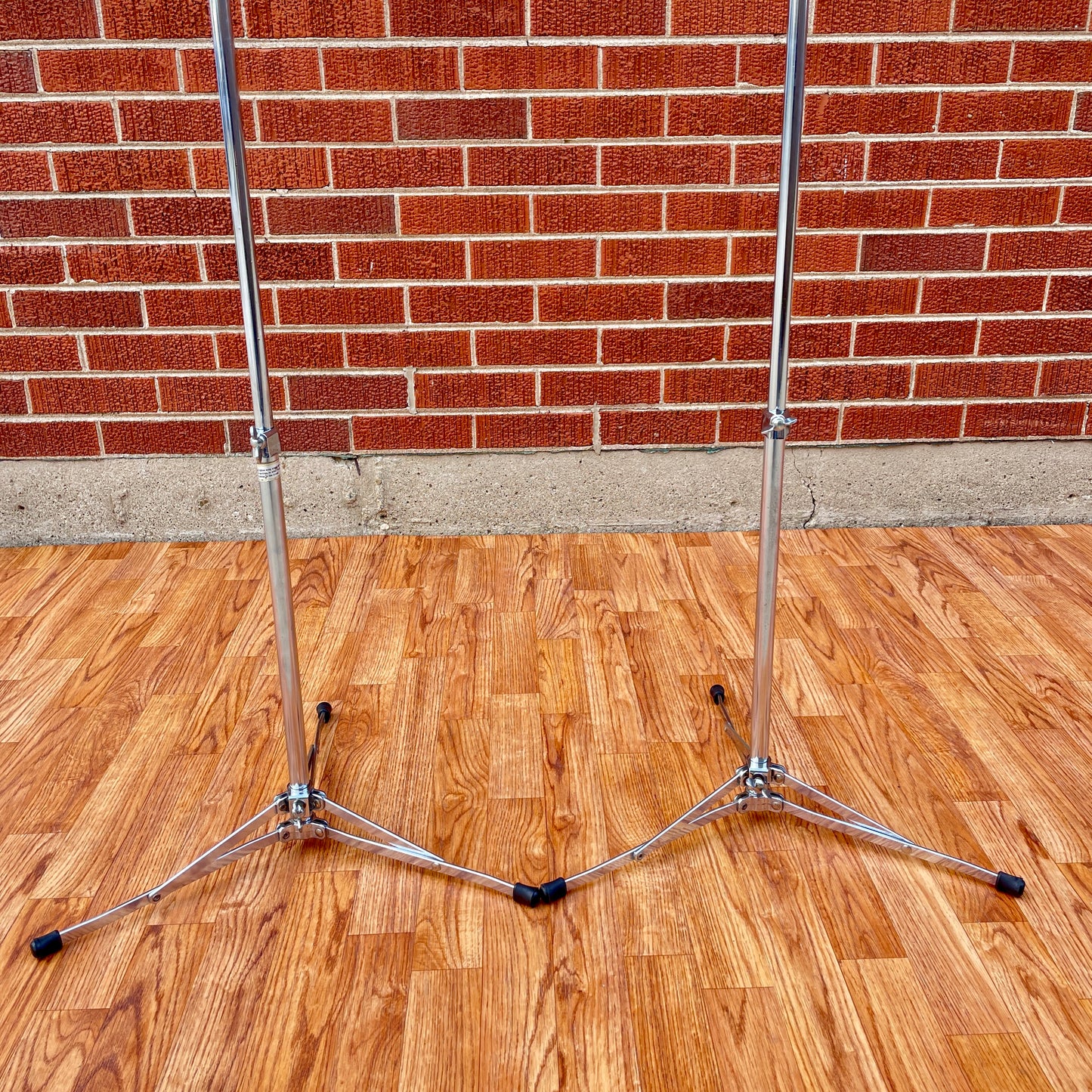 1960s Ludwig 1400 Flat Base Straight Cymbal Stand Pair (2 pcs.)