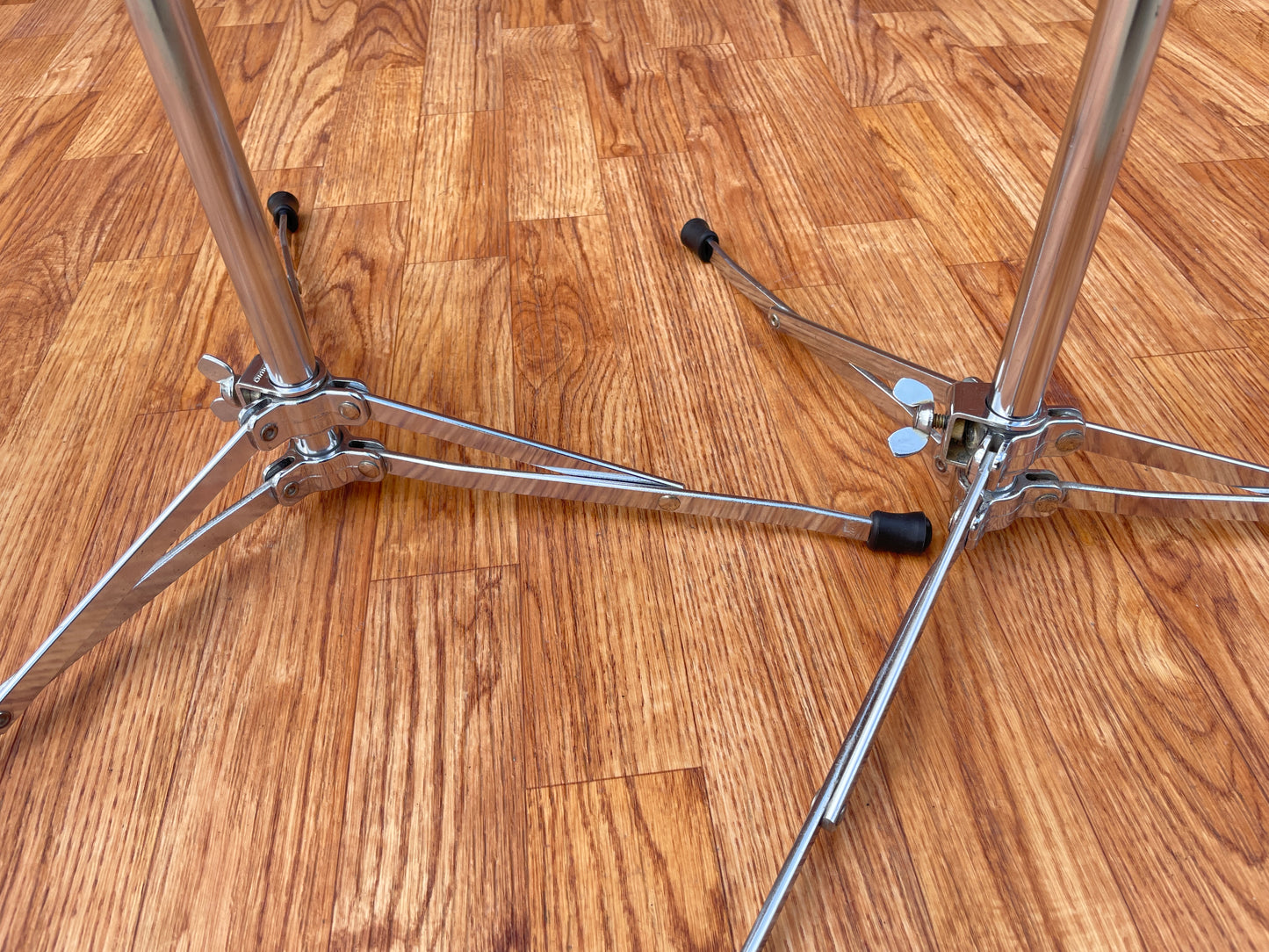 1960s Ludwig 1400 Flat Base Straight Cymbal Stand Pair (2 pcs.)