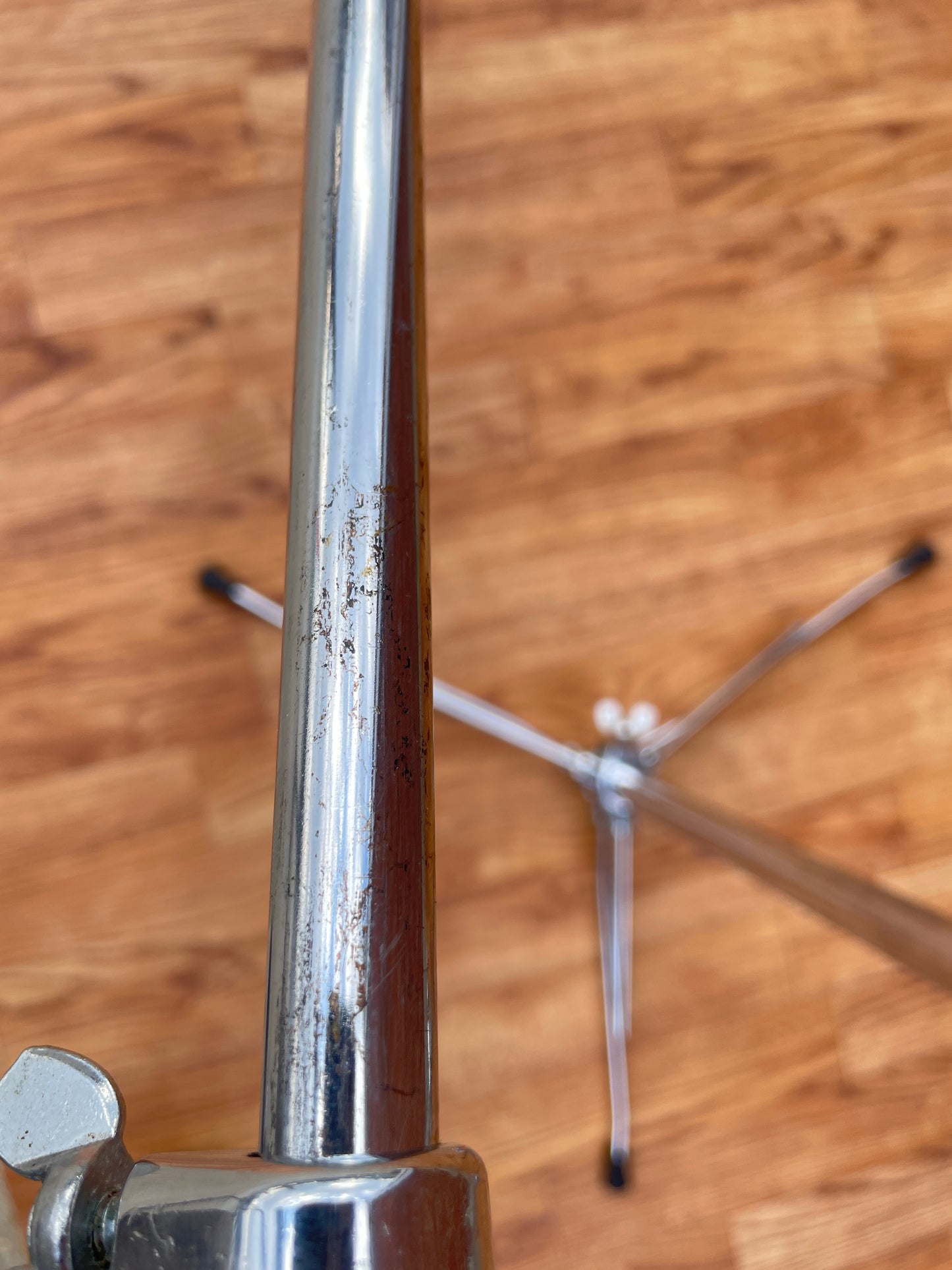 1960s Ludwig 1400 Flat Base Straight Cymbal Stand Pair (2 pcs.)