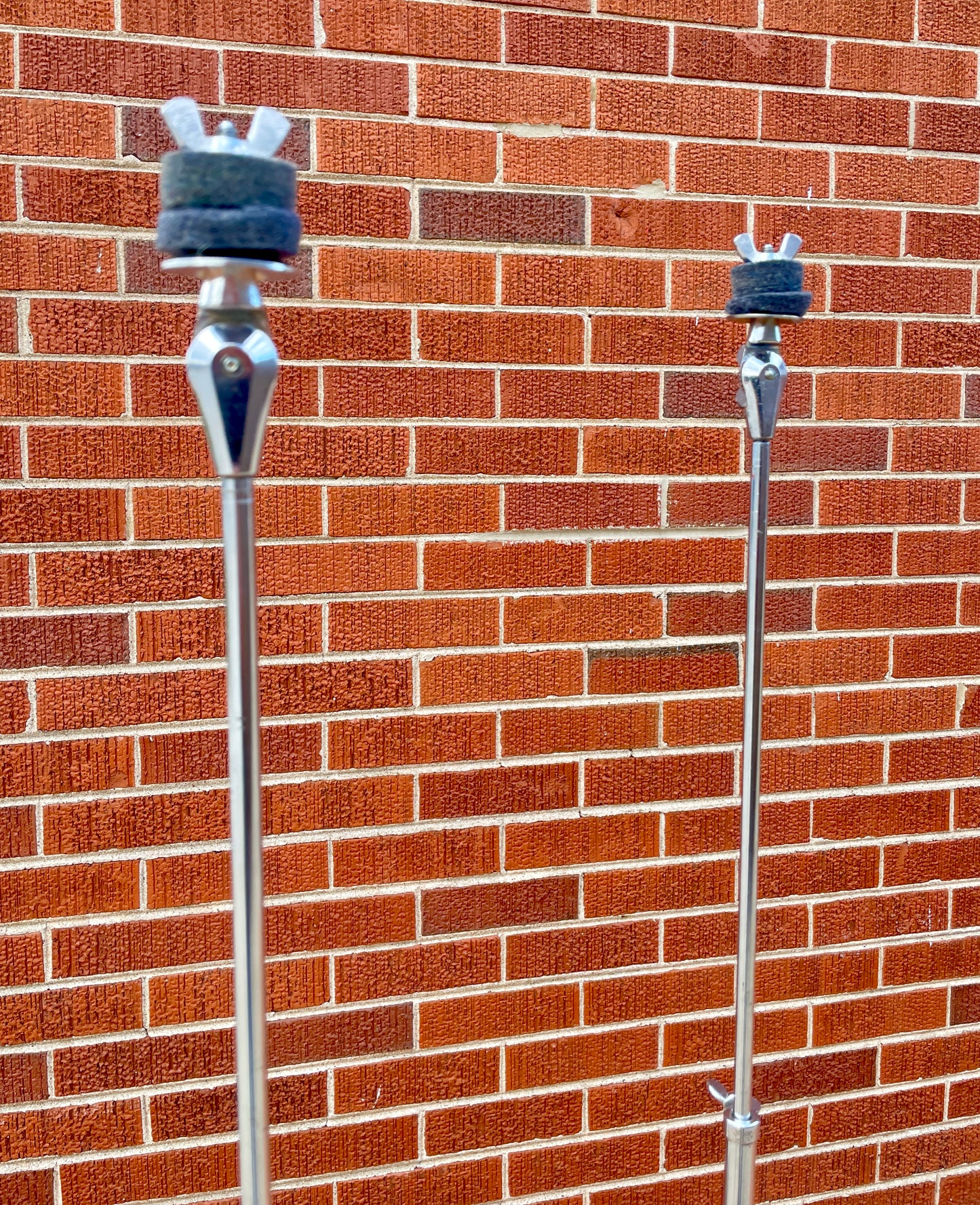 1960s Ludwig 1400 Flat Base Straight Cymbal Stand Pair (2 pcs.)