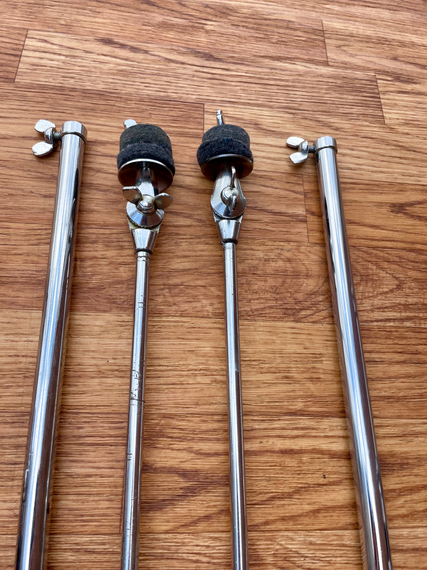1960s Ludwig 1400 Flat Base Straight Cymbal Stand Pair (2 pcs.)