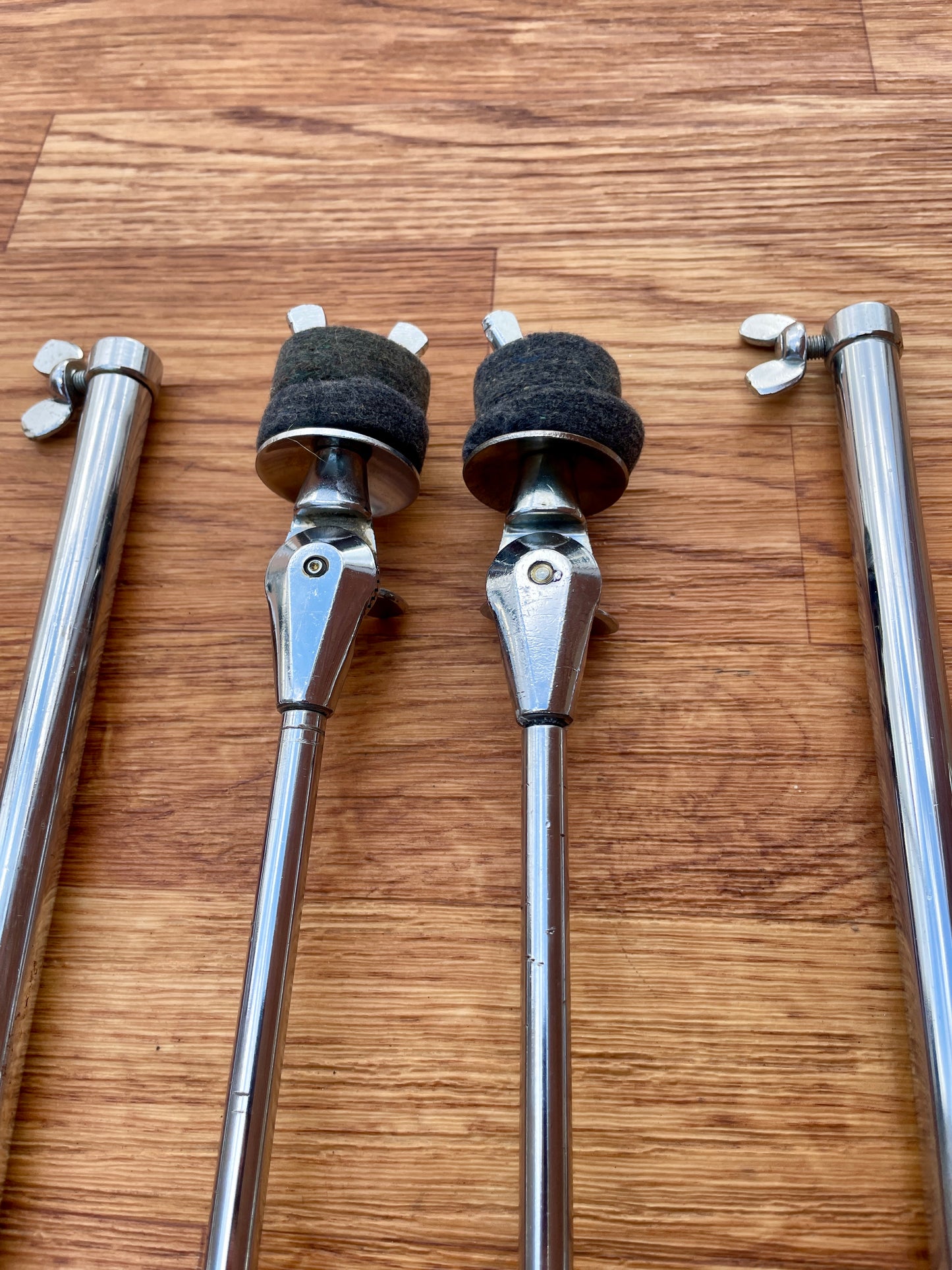 1960s Ludwig 1400 Flat Base Straight Cymbal Stand Pair (2 pcs.)
