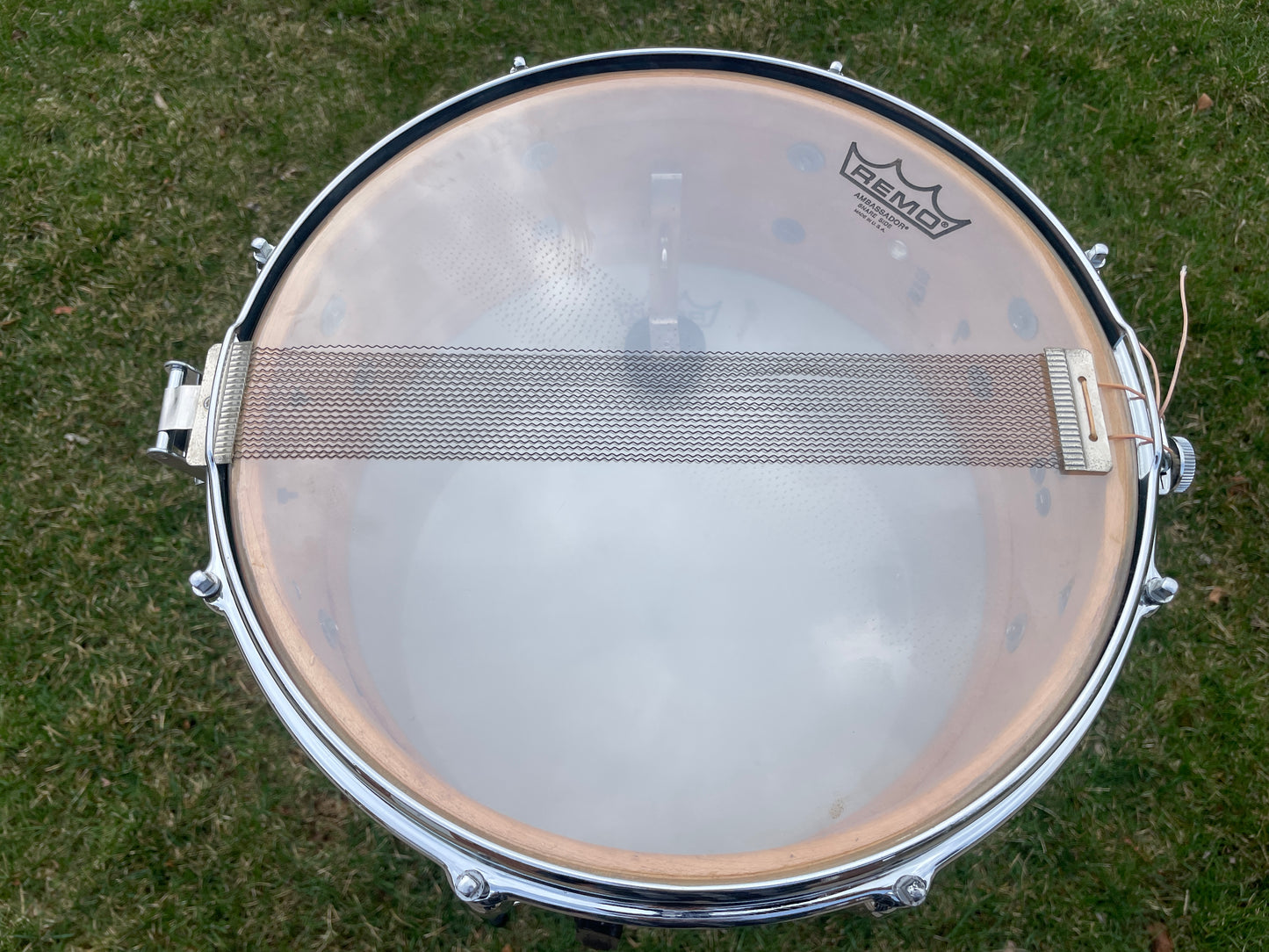 1966 Slingerland 5.5x14 Artist Model Snare Drum Sky Blue Pearl 8 Lug