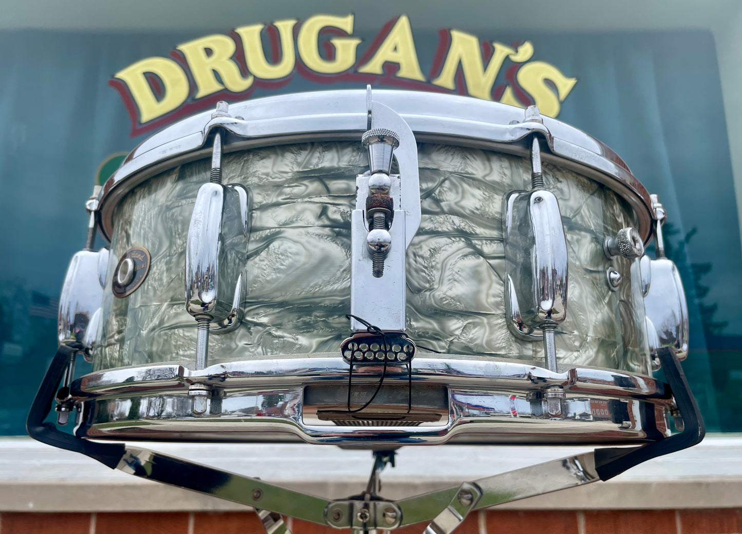 1959 Slingerland 5.5x14 Hollywood Ace No. 146 Snare Drum Sky Blue Pearl