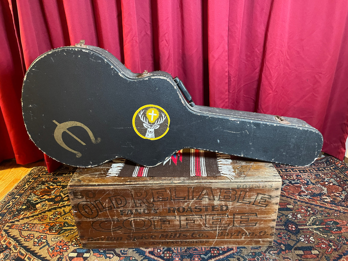 1960s Silvertone Model 1446 Chris Isaak Electric Guitar Black