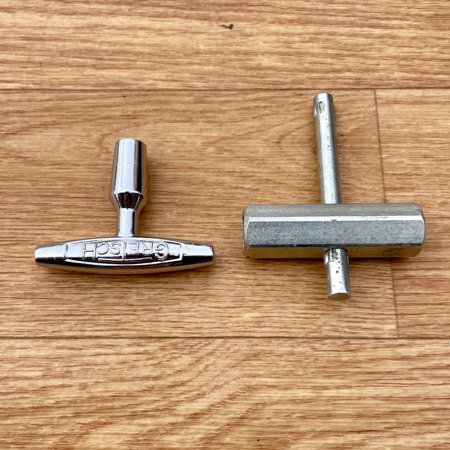 Vintage 1960s Gretsch Drum Tuning Key & Rail Consolette Hex Wrench