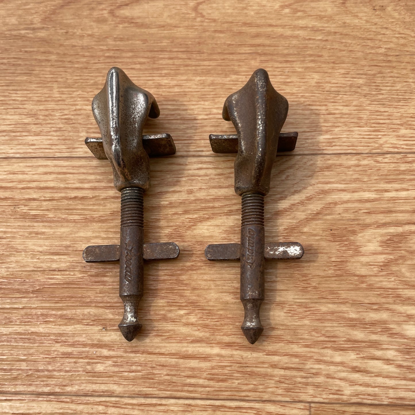 Vintage 1920s-1930s Leedy & Ludwig No. 324 Hoop Mount Bass Drum Spurs