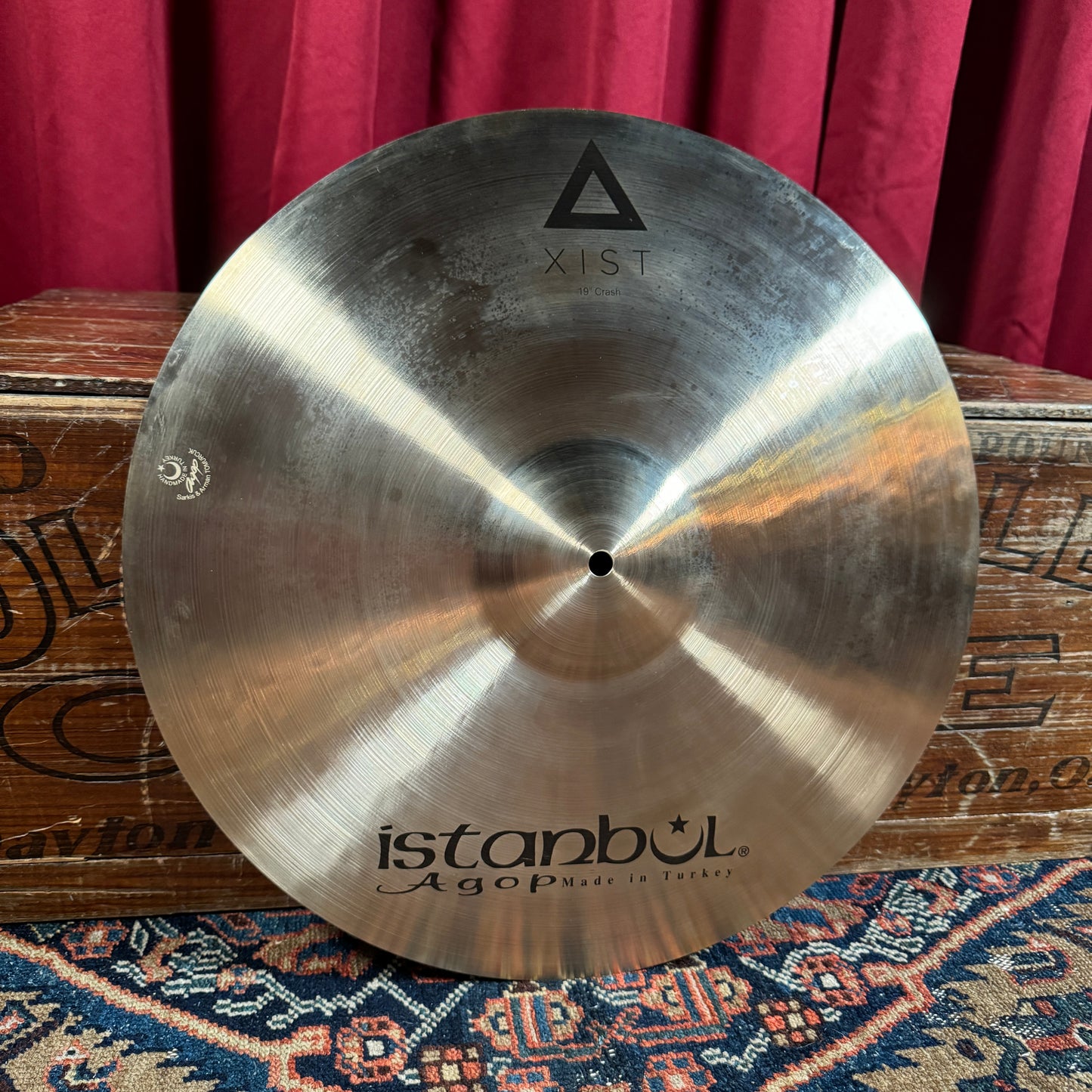 19" Istanbul Agop Xist Natural Crash Cymbal 1592g *Video Demo*